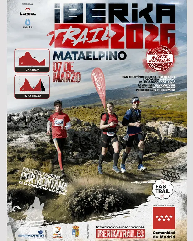 Cartel de la Iberika Trail Mataelpino 2026