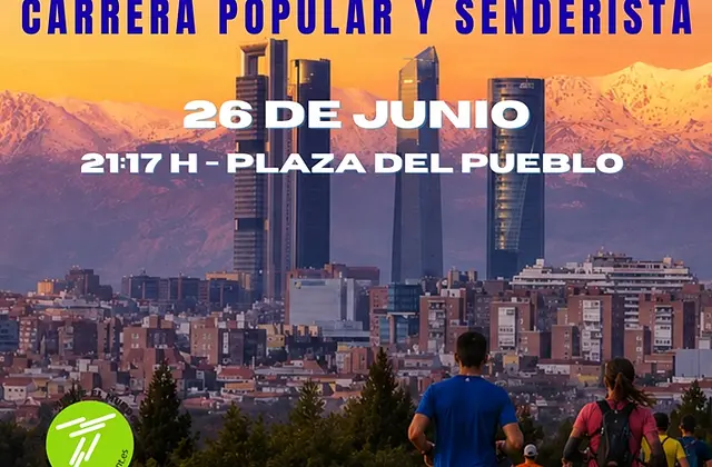 Cartel de la carrera popular y senderista del 26 de junio de 2026