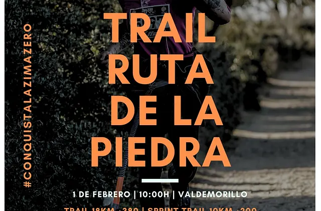 Poster for the 2026 Trail Ruta de la Piedra