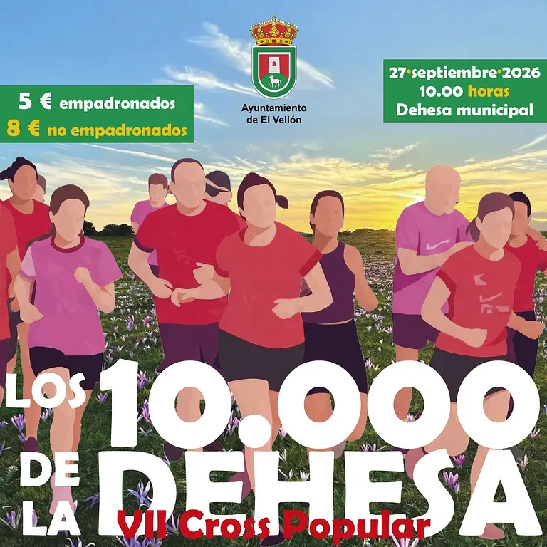 Cartel del VII Cross Popular Los 10.000 de la Dehesa (2026)